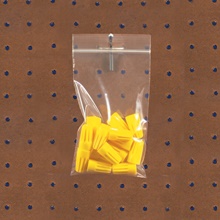 Reclosable Poly Bags - w/Hang Hole - 4 Mil