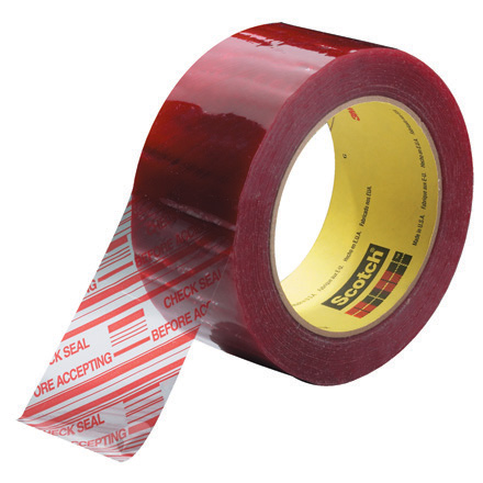 2" x 110 yds. Clear 3M Security Message Box Sealing Tape 3779